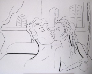Beso en la cama. ACCEDE A SUBASTA