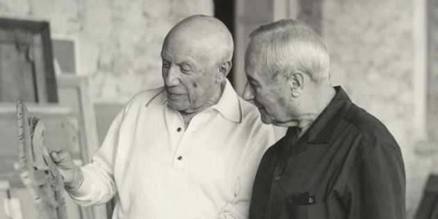 Allegados de ambos artistas afirman que:""Picasso lo trató como si fuera un hermano pequeño. Le enseñó su taller, le presentó a los críticos de arte, a artistas..."