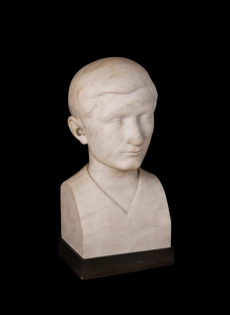 Escultura "Cabeza de Muchacho" de Joan Rebull