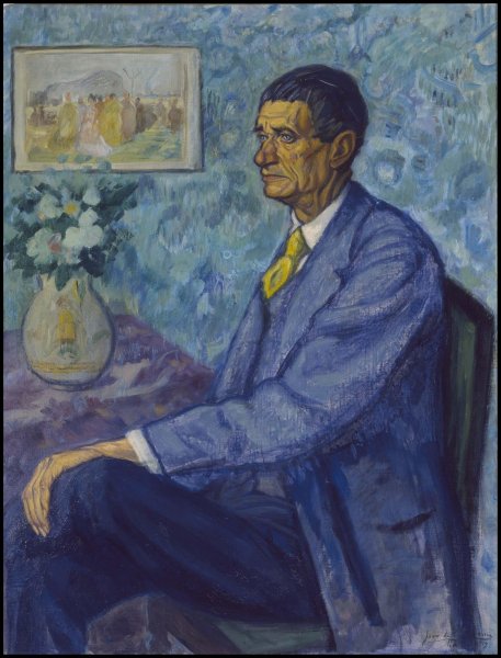 Portrait Francisco Iturrino by Juan de Echevarría