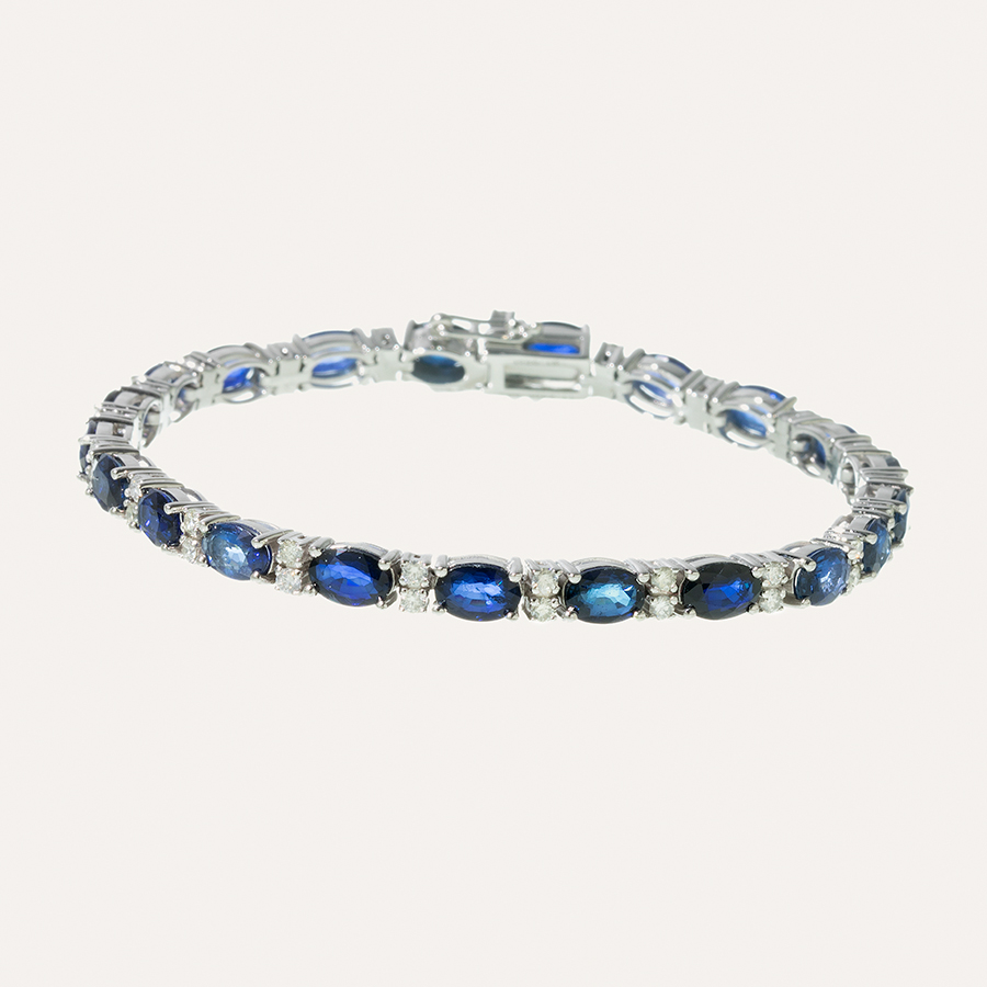 pulsera con zafiros