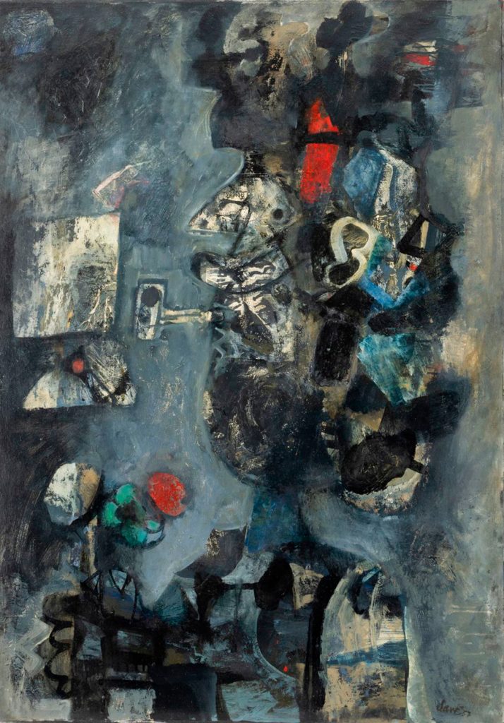 Painting "Roi" by Clavé