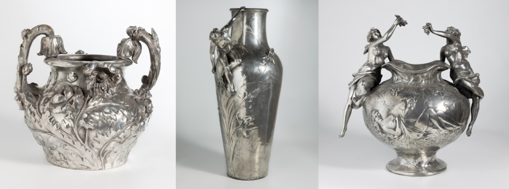 Jarrones Art Noveau en subasta