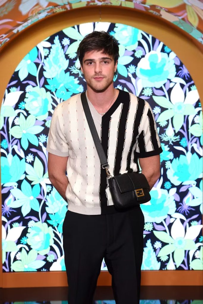 Jacob Elordi with a Fendi Baguette