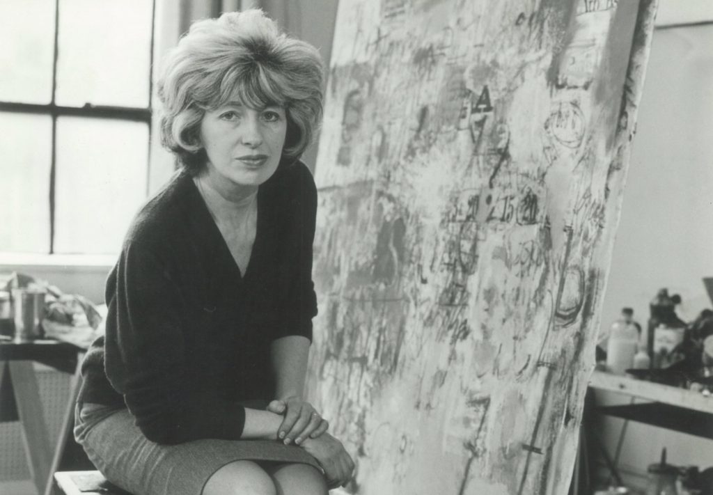 Sarah Grilo en su estudio