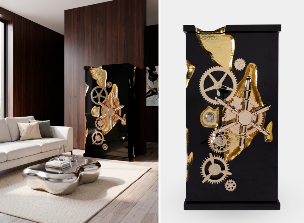 Lote 40026182 - Safe "Millionaire Black Gold" BOCA DO LOBO 