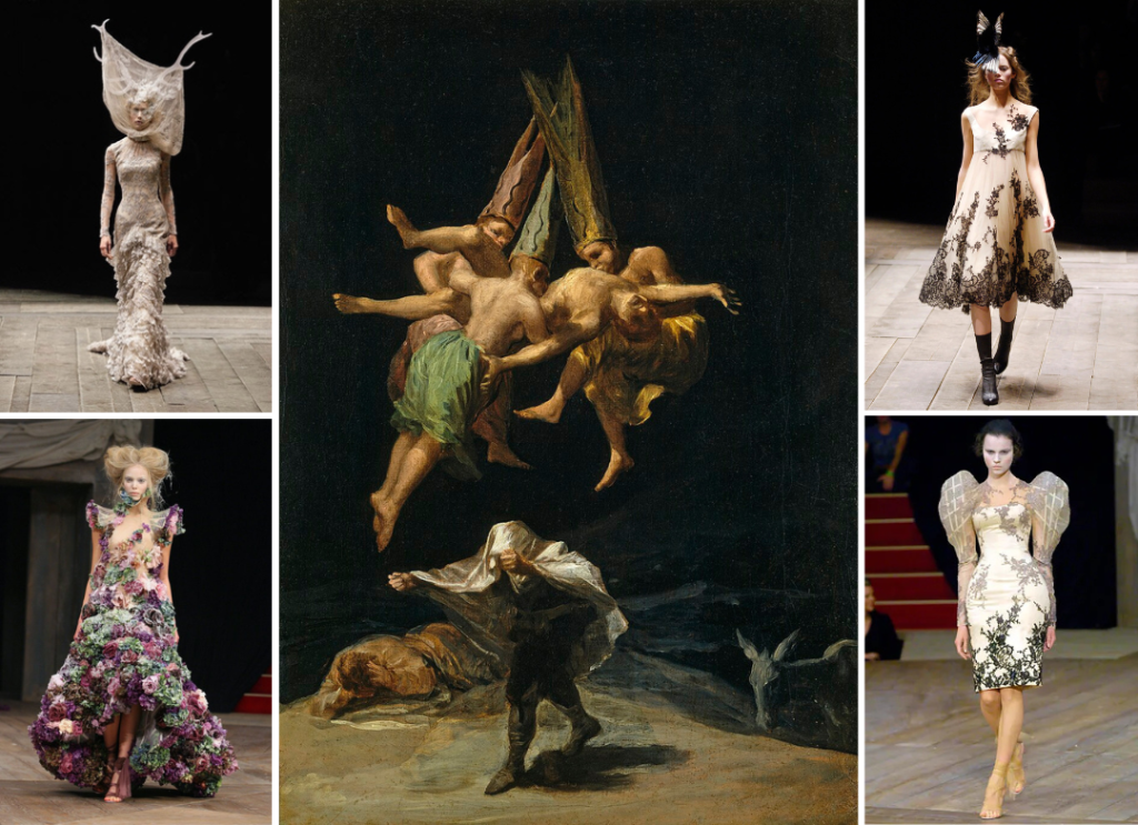 Arte y moda: colección de Alexander McQueen inspirada en Francisco de Goya. 