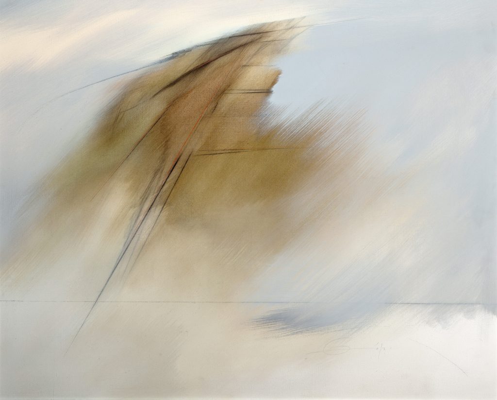 An example of abstract art that fetched a good price at auction: "Los hocinos" by Fernando Zóbel de Ayala, sold for €158,000