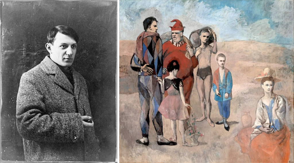 Pablo Picasso, Familia de Saltimbanquis, National Gallery, Washington D.C.